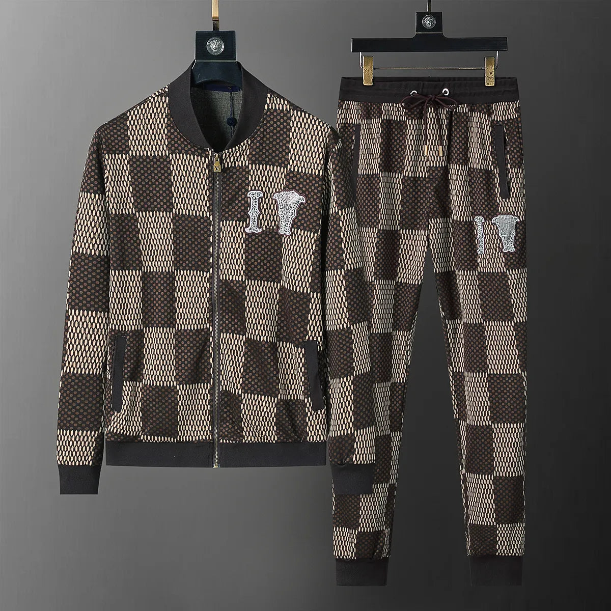 Mens Tracksuits Street Mens Tracksuits New Fashion Brand Men Suit Spring Autumn Mens Twopiece Sportswear Casual Style Suits