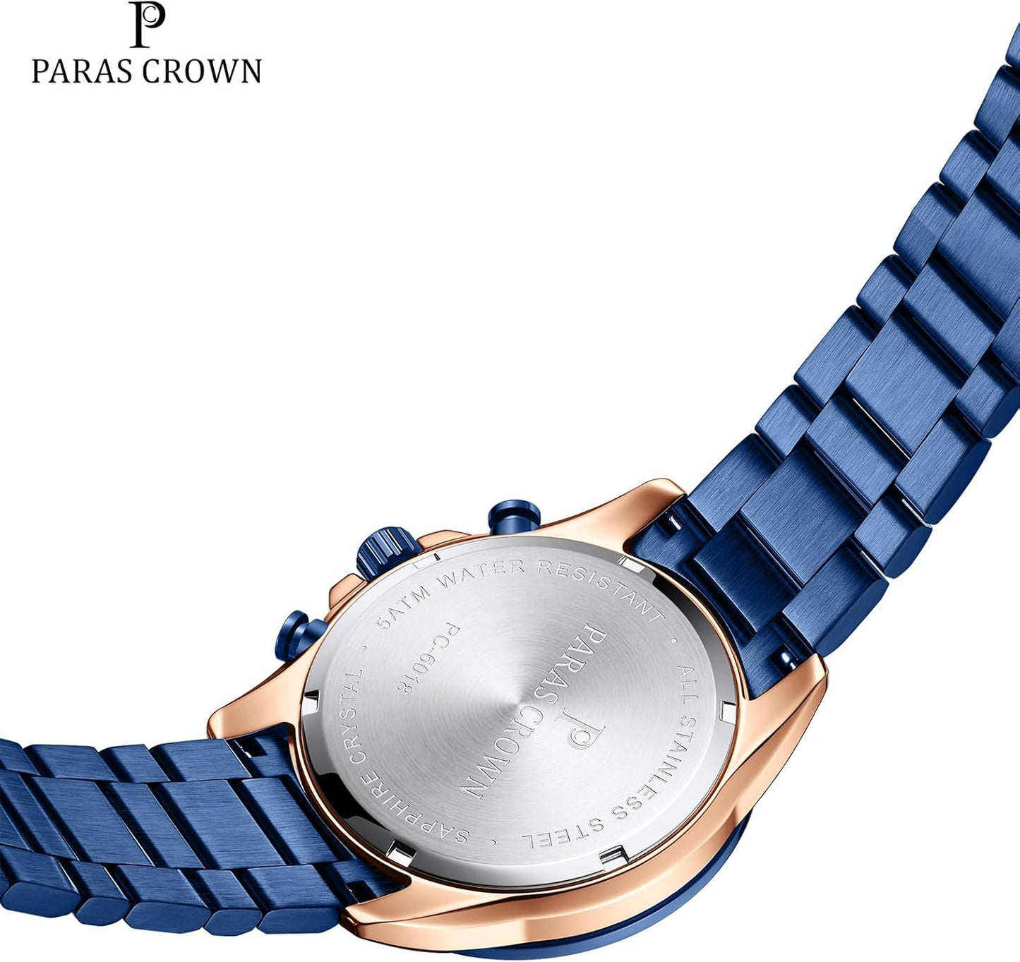 Mens Watches Fashion Luxury Quartz Waterproof Chronograph Wrist Watches for Men Silicone Strap Stainless Steel Case