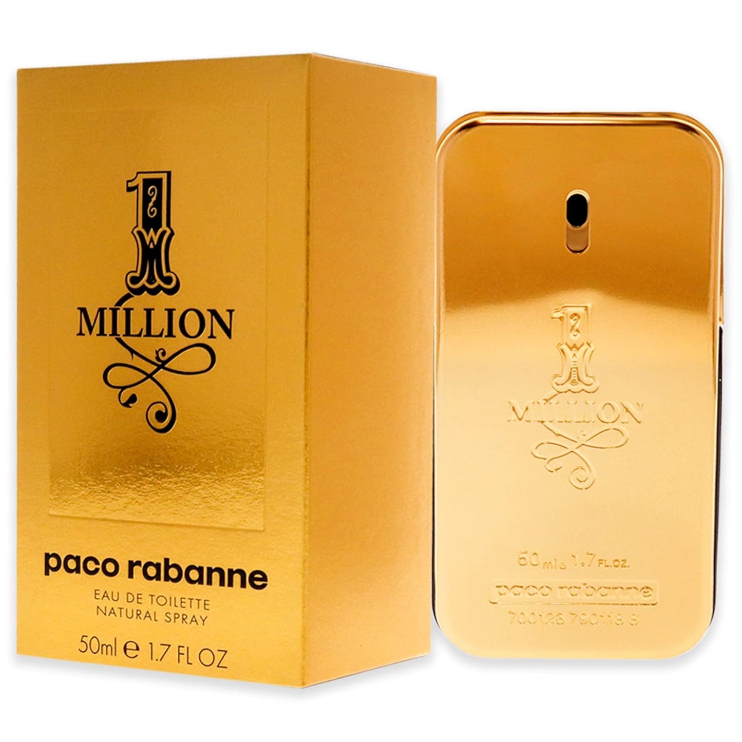 1 Million by for Men Eau De Toilette Spray, 1.7 Fl Oz / 50 Ml