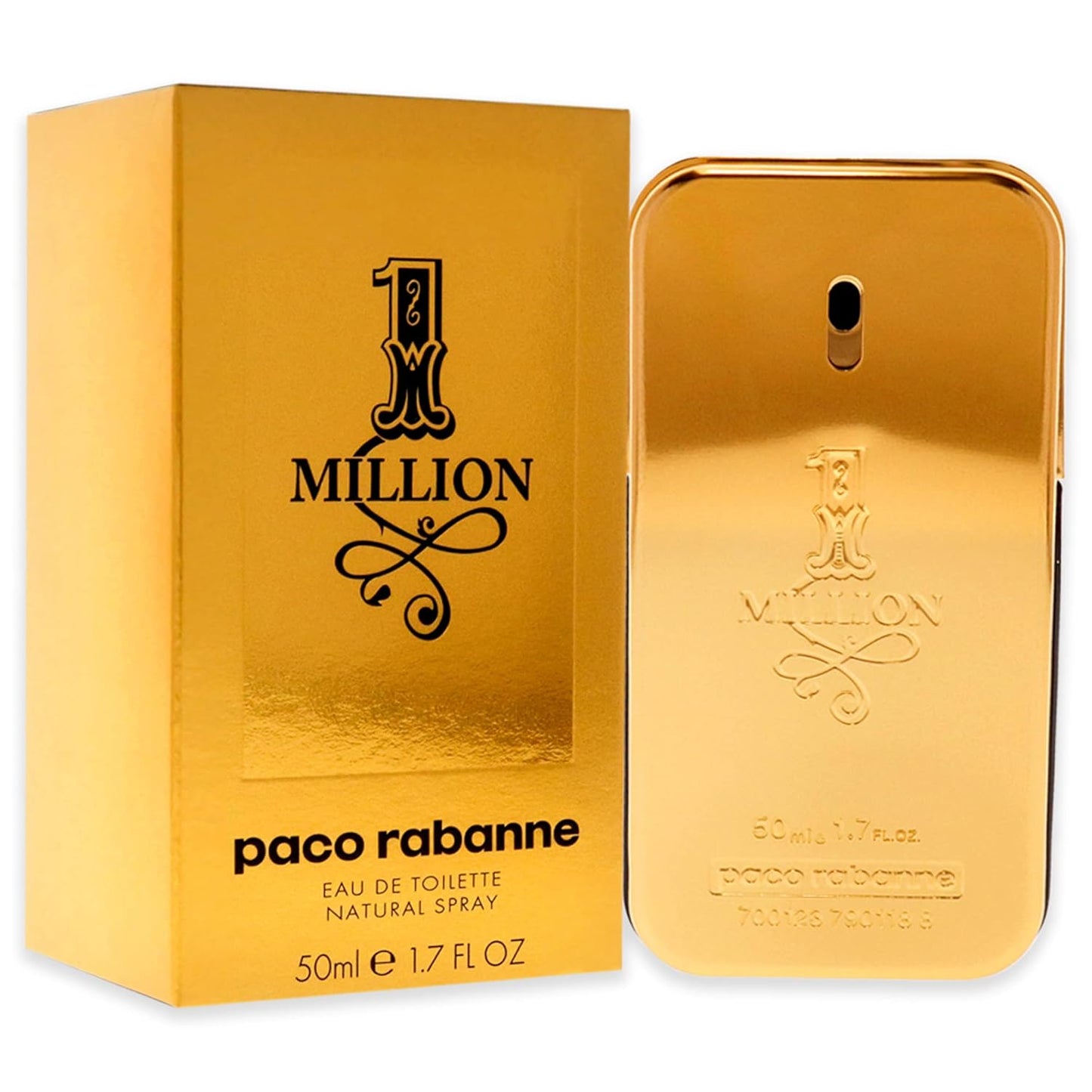 1 Million by for Men Eau De Toilette Spray, 1.7 Fl Oz / 50 Ml