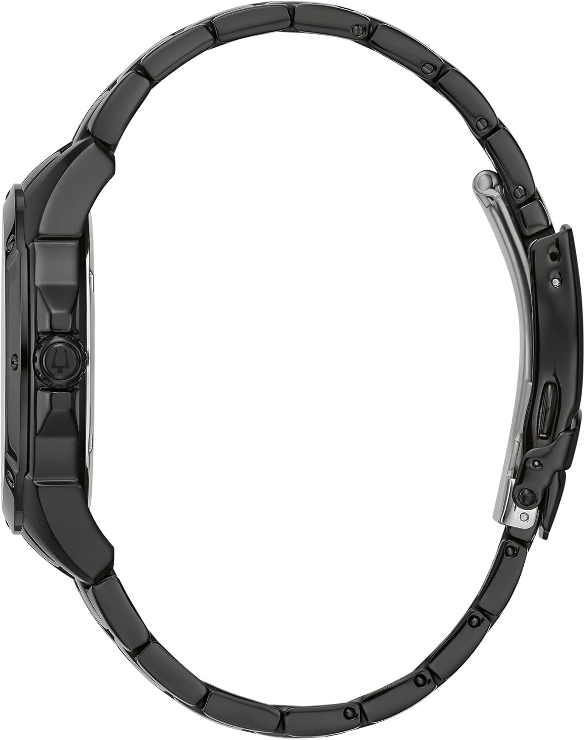 Men'S Classic Dress 6-Hand Multi-Function Day/Date Quartz Watch, Black Patterned Dial, 43Mm