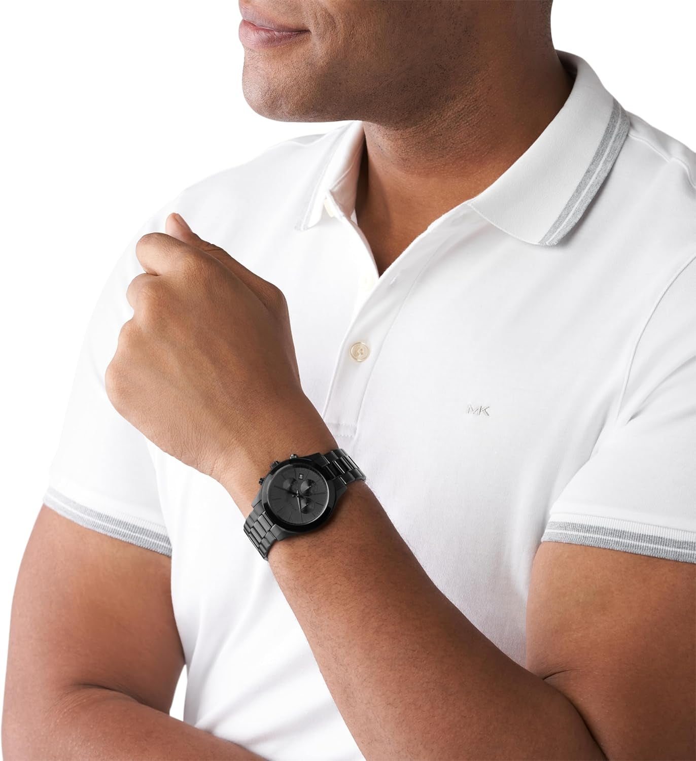 Oversized Slim Runway Men'S Watch, Stainless Steel Watch for Men