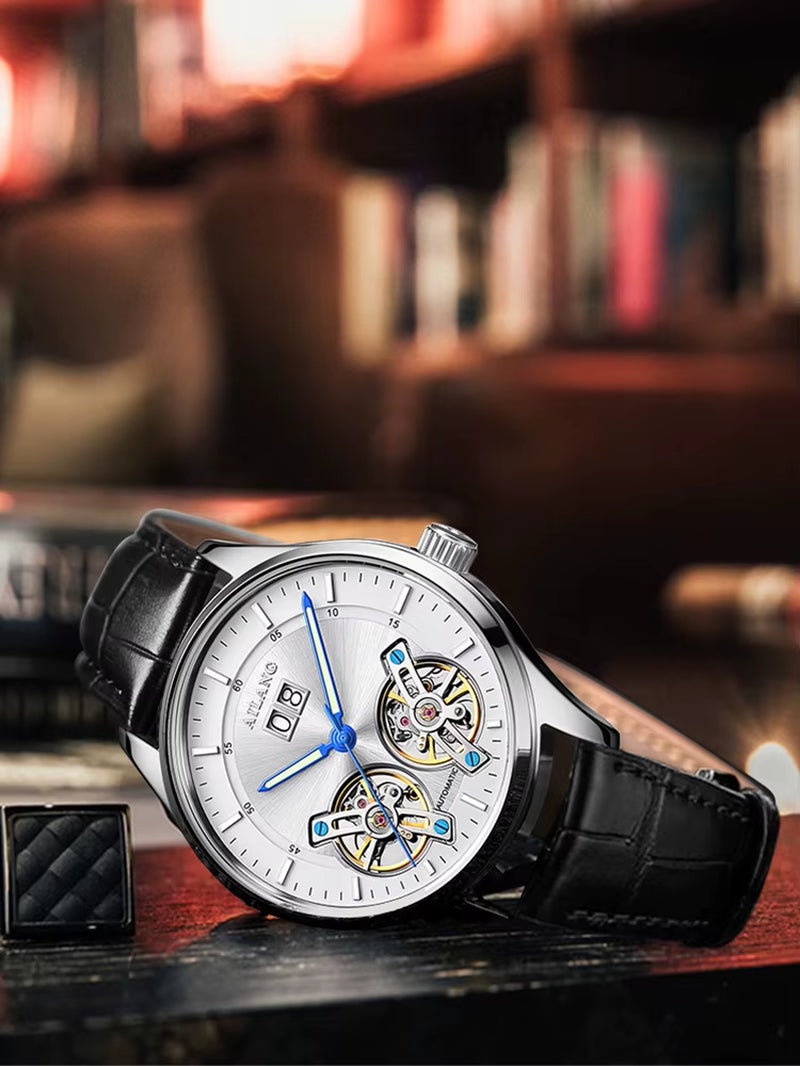 Authentic Watch Men'S Automatic Mechanical Watch Hollow Tourbillon Men'S Watch Luxury Brand Watch
