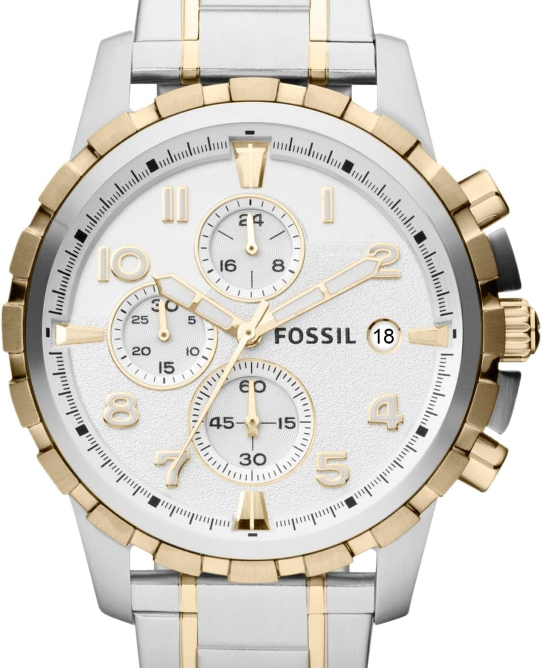Men'S Dean Quartz Stainless Steel Chronograph Watch