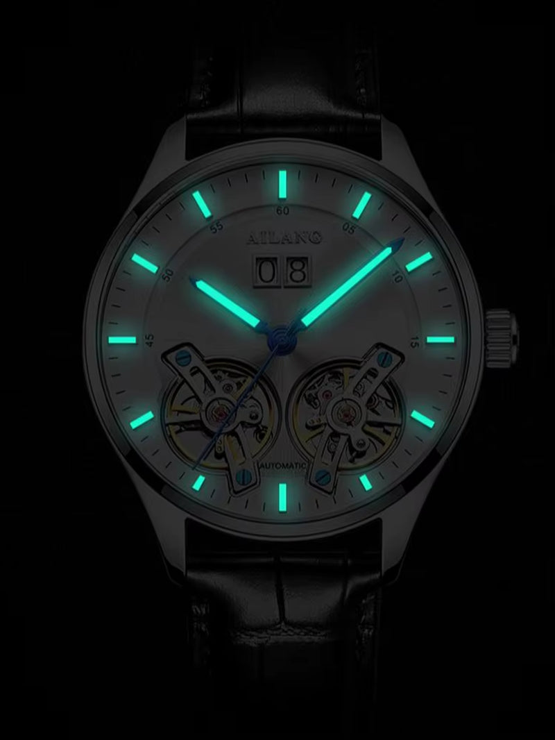 Authentic Watch Men'S Automatic Mechanical Watch Hollow Tourbillon Men'S Watch Luxury Brand Watch