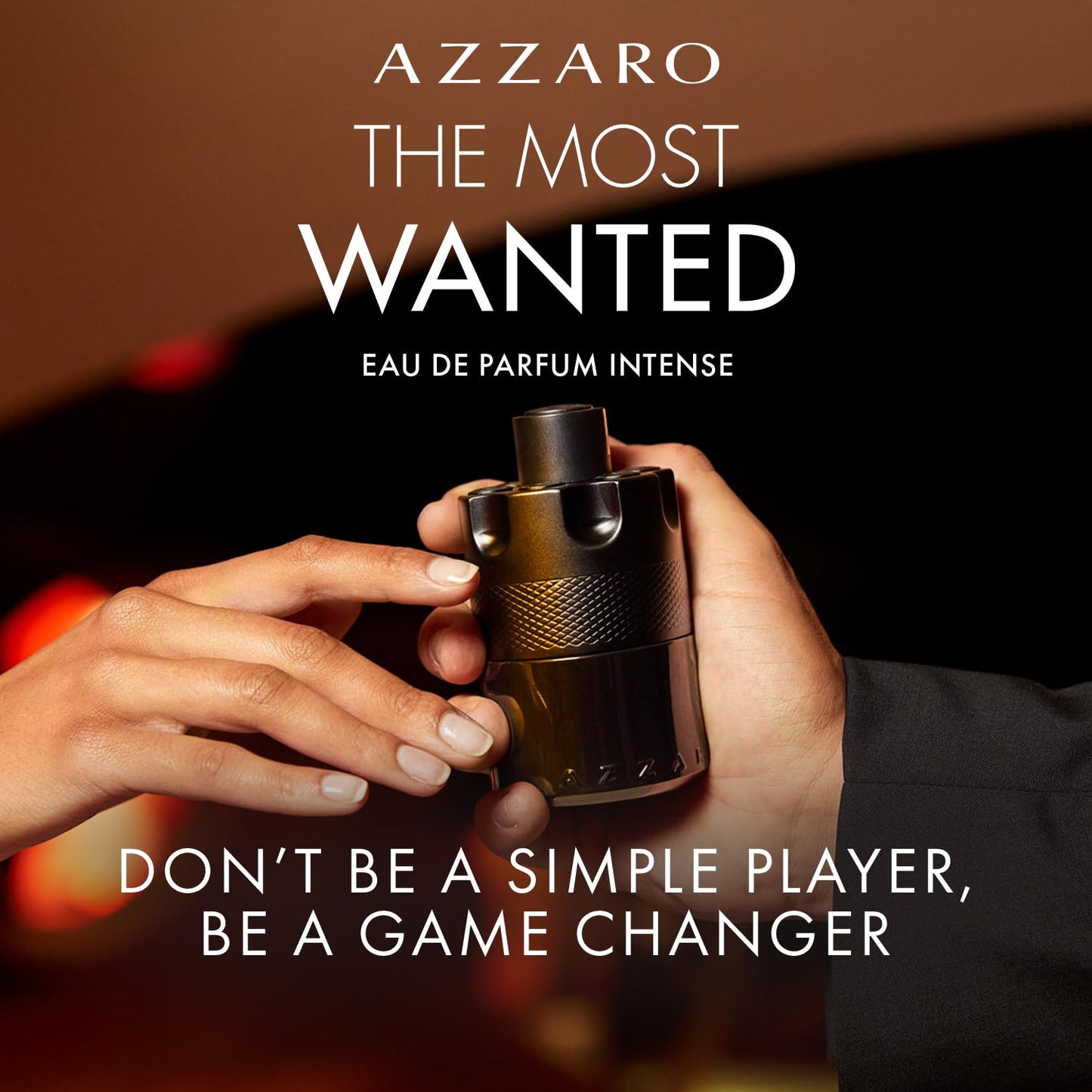 the Most Wanted Eau De Parfum Intense - Woody & Seductive Mens Cologne - Fougère, Ambery & Spicy Fragrance for Date Night - Lasting Wear - Luxury Perfumes for Men