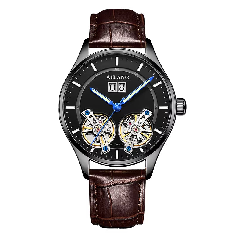 Authentic Watch Men'S Automatic Mechanical Watch Hollow Tourbillon Men'S Watch Luxury Brand Watch