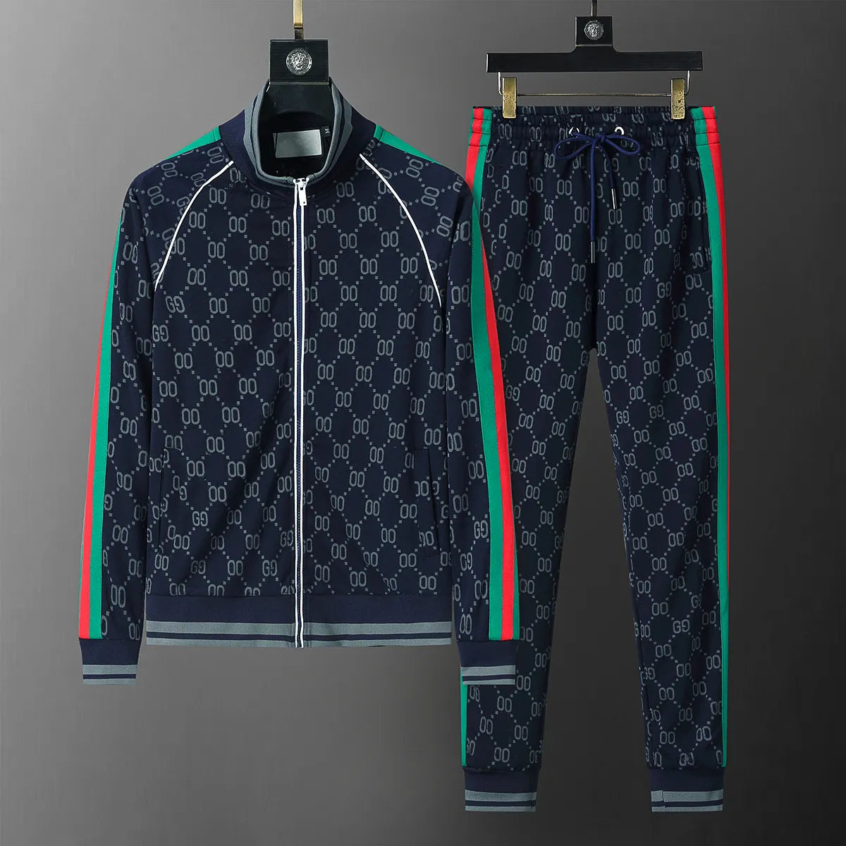 Mens Tracksuits Street Mens Tracksuits New Fashion Brand Men Suit Spring Autumn Mens Twopiece Sportswear Casual Style Suits