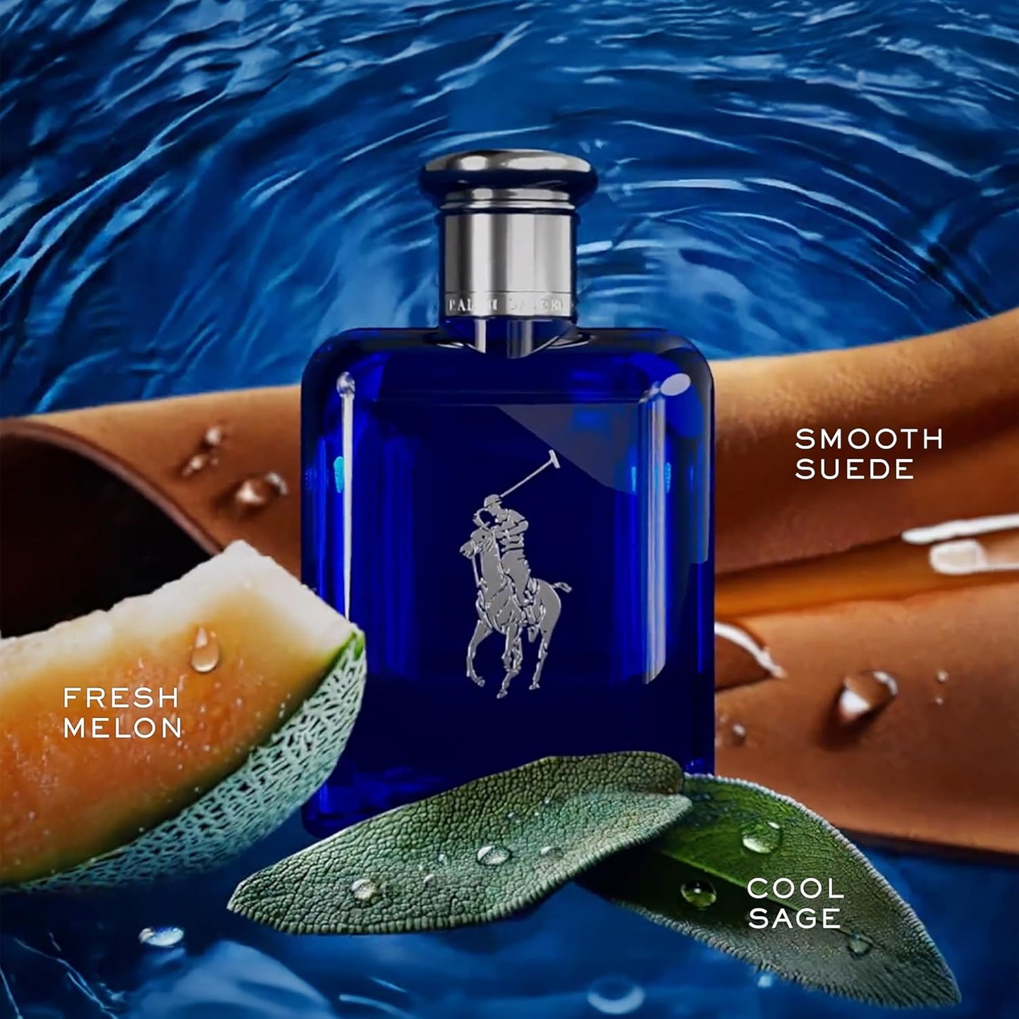 - Polo Blue - Eau De Toilette - Men'S Cologne - Aquatic & Fresh - with Citrus, Sage, and Suede - Medium Intensity