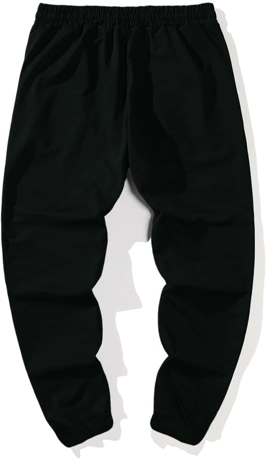Men'S Letter Graphic Drawstring High Waisted Sweatpants Joggers Pants with Pocket
