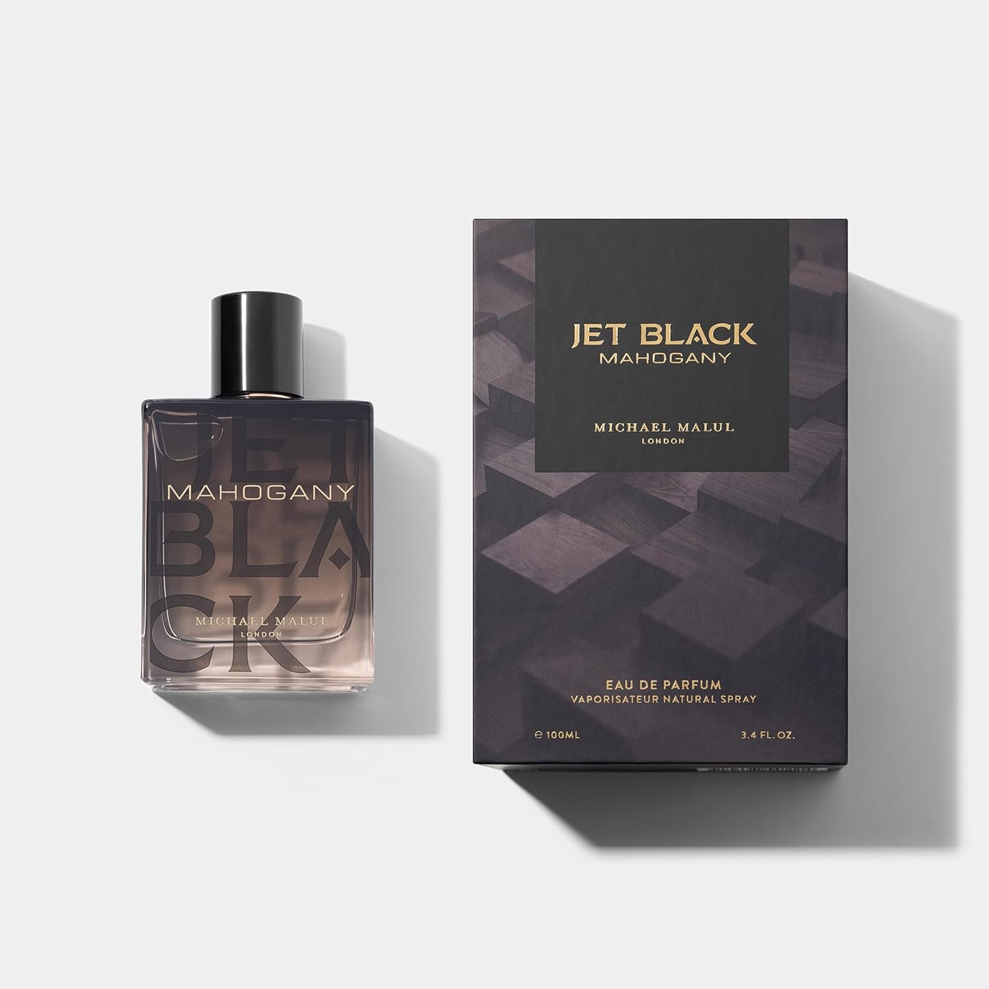 Jet Black Mahogany Eau De Parfum for Men - 100Ml | 3.4Oz
