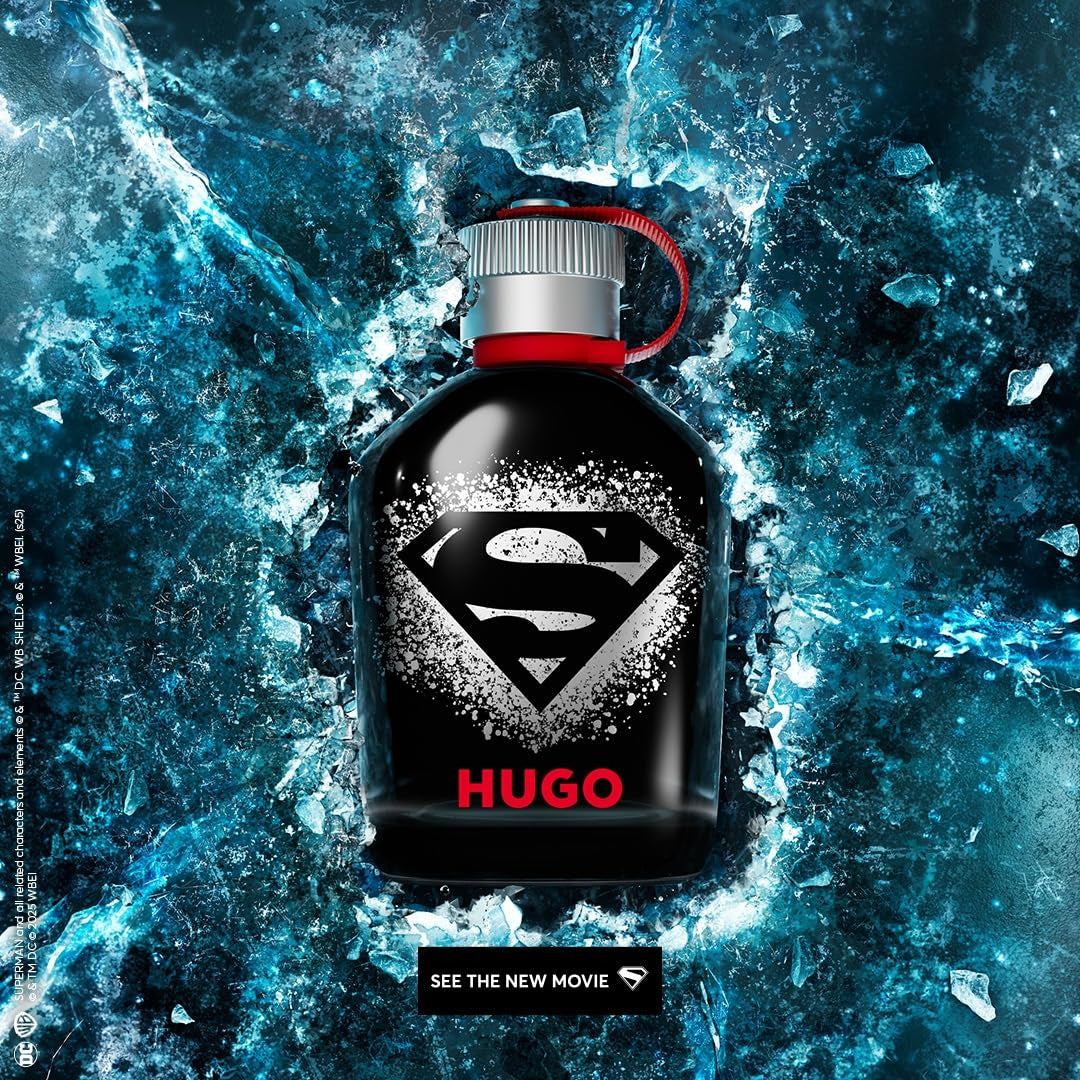Hugo Boss SUPERMAN X HUGO Eau De Parfum – Fougère Men’S Cologne– with Notes of Aldehyde Accord, Spearmint Oil & Patchouli Oil – Long Lasting Fragrance