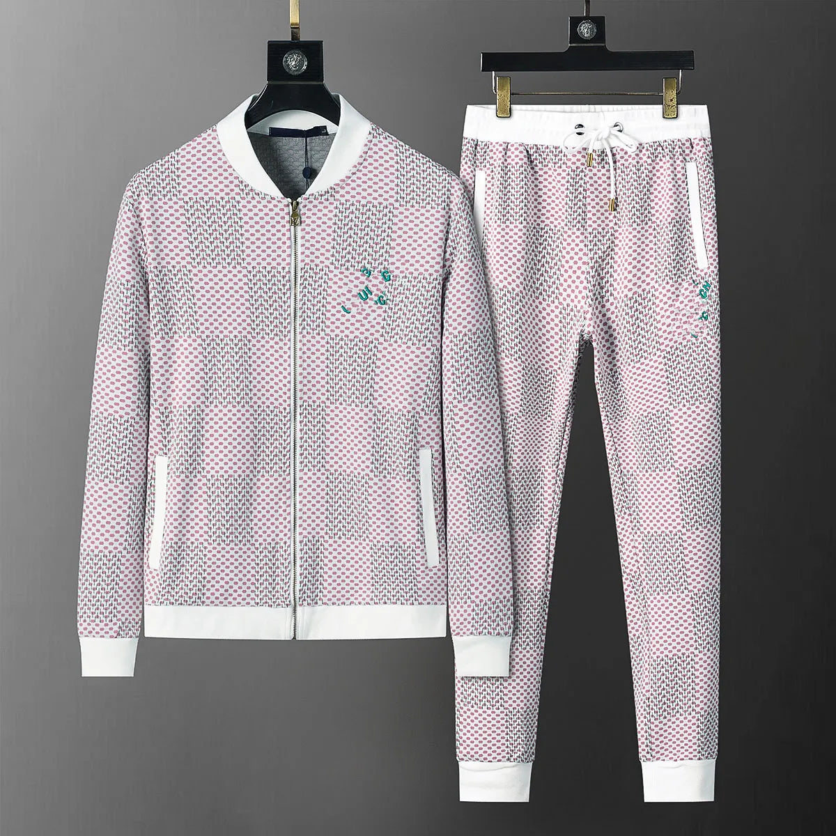 Mens Tracksuits Street Mens Tracksuits New Fashion Brand Men Suit Spring Autumn Mens Twopiece Sportswear Casual Style Suits