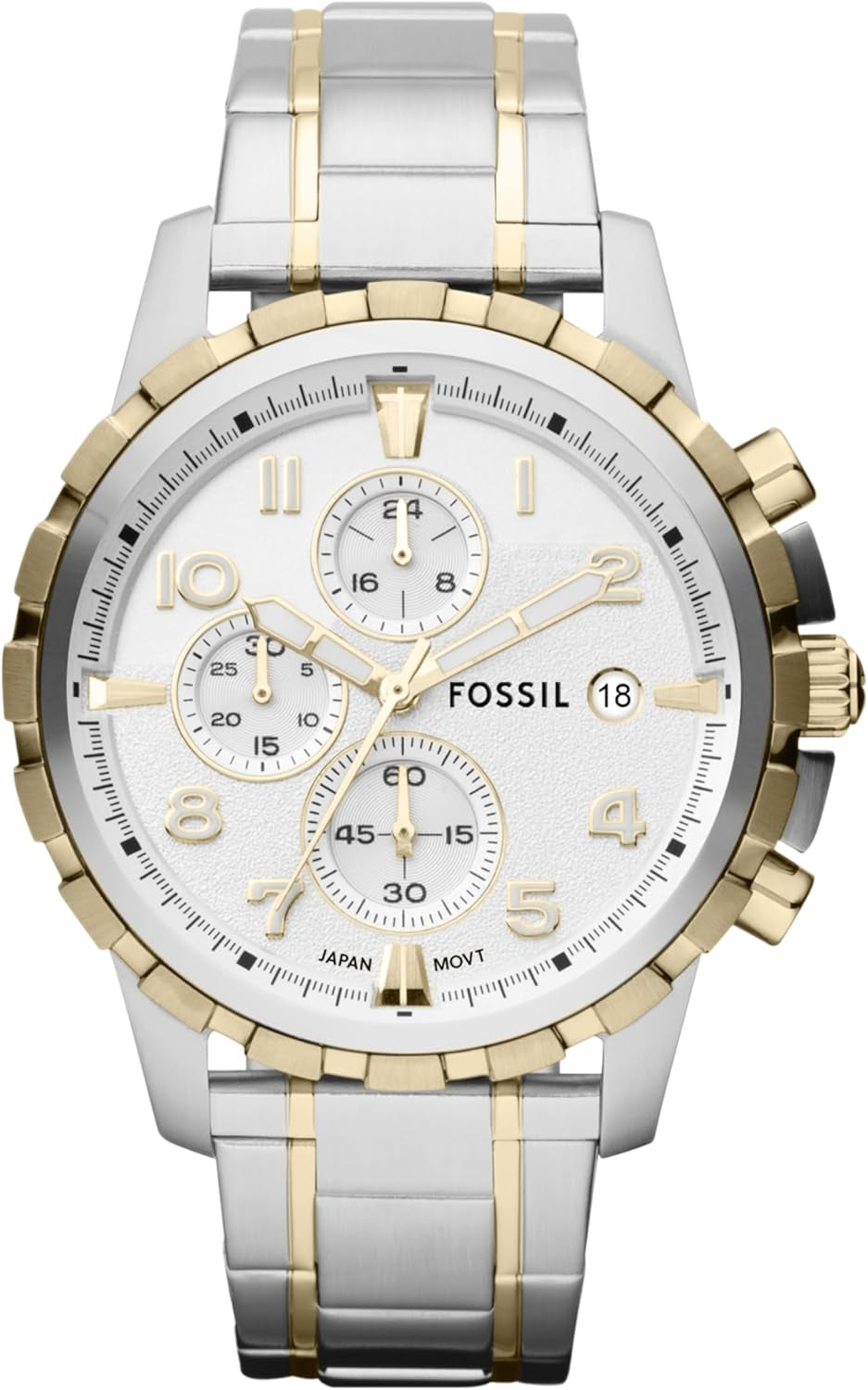 Men'S Dean Quartz Stainless Steel Chronograph Watch