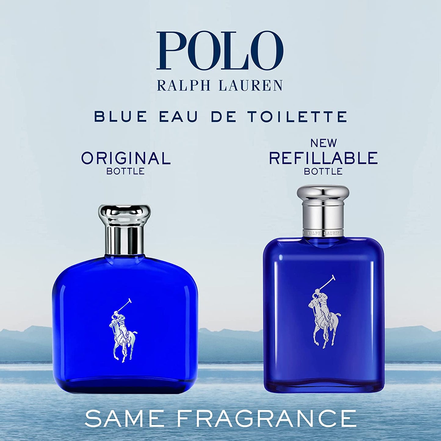 - Polo Blue - Eau De Toilette - Men'S Cologne - Aquatic & Fresh - with Citrus, Sage, and Suede - Medium Intensity