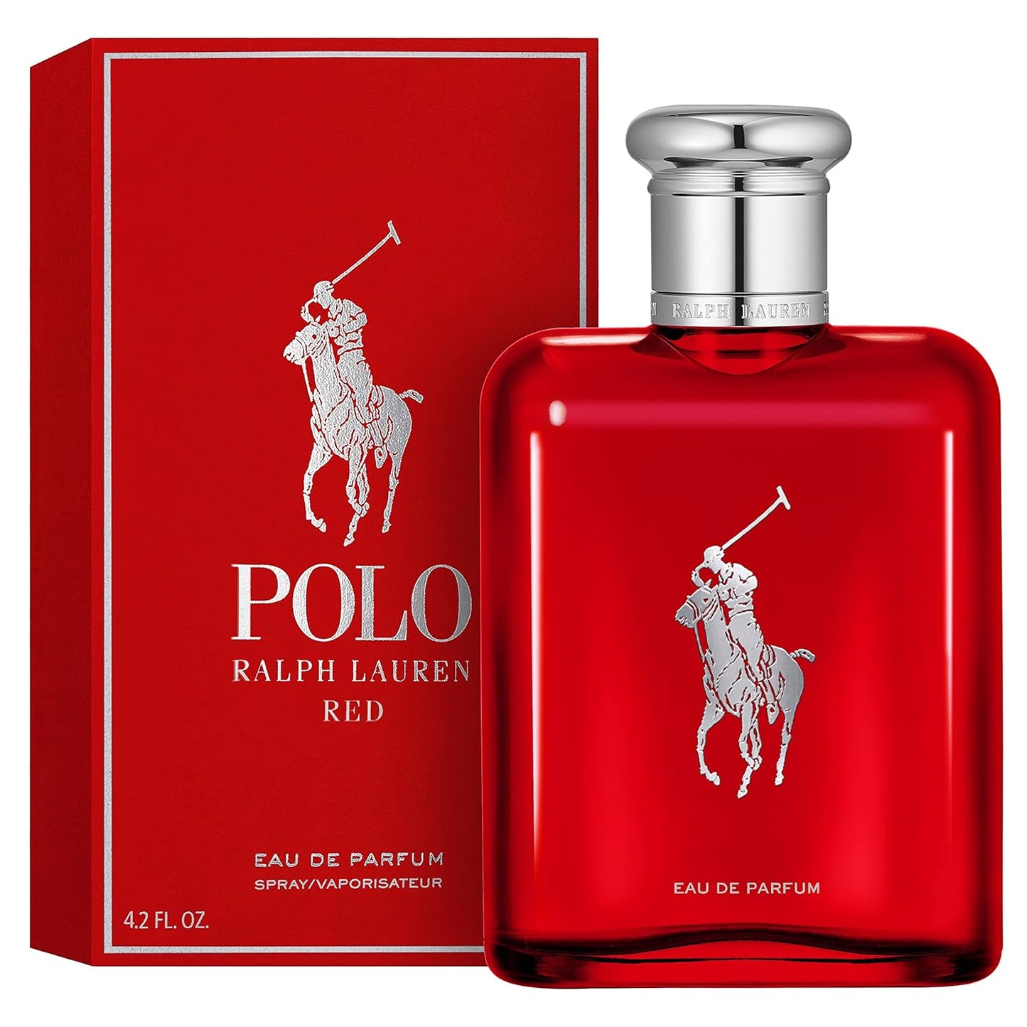 Polo Red - Eau De Parfum - Men'S Cologne - Woody & Spicy - with Ginger, Sage, and Cedarwood - Medium Intensity - 4.2 Fl Oz
