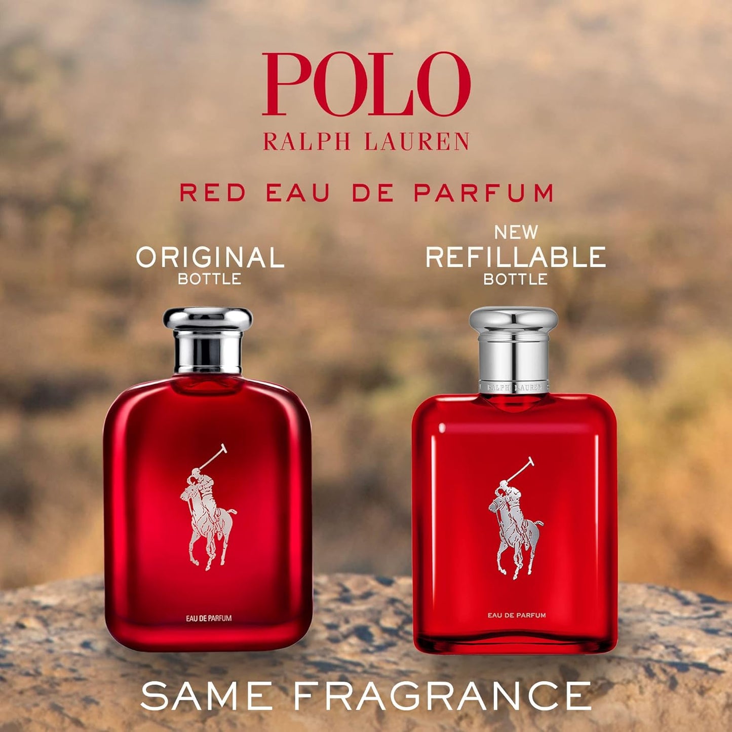 Polo Red - Eau De Parfum - Men'S Cologne - Woody & Spicy - with Ginger, Sage, and Cedarwood - Medium Intensity - 4.2 Fl Oz