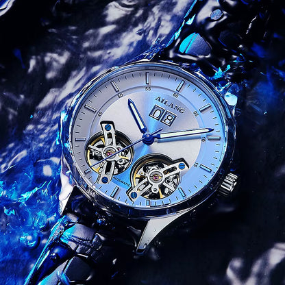 Authentic Watch Men'S Automatic Mechanical Watch Hollow Tourbillon Men'S Watch Luxury Brand Watch