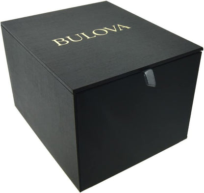 Men'S Classic Dress 6-Hand Multi-Function Day/Date Quartz Watch, Black Patterned Dial, 43Mm