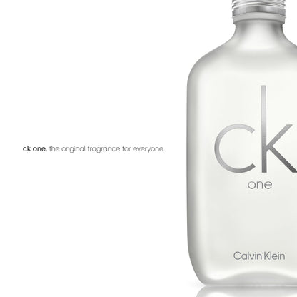 Calvin Klein CK One Eau De Toilette – Citrus Unisex Fragrance – with Notes of Green Tea, Bergamot, Cardamom, Violet & Amber – Luxury Unisex Perfumes – Long Lasting Fragrance