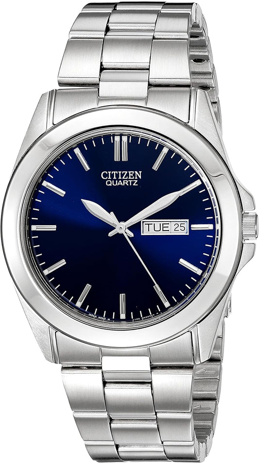 Men'S Classic Quartz Watch, Stainless Steel