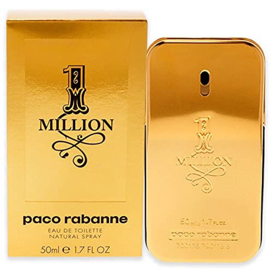 1 Million by  for Men Eau De Toilette Spray, 1.7 Fl Oz / 50 Ml