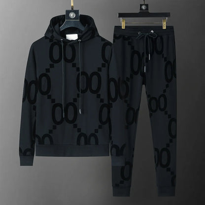 Mens Tracksuits Street Mens Tracksuits New Fashion Brand Men Suit Spring Autumn Mens Twopiece Sportswear Casual Style Suits