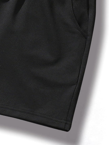 Men'S Graphic Cool Shorts Drawstring Waist Workout Short Streetwear with Pockets
