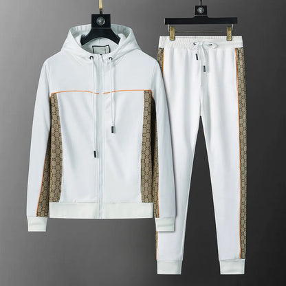 Mens Tracksuits Street Mens Tracksuits New Fashion Brand Men Suit Spring Autumn Mens Twopiece Sportswear Casual Style Suits