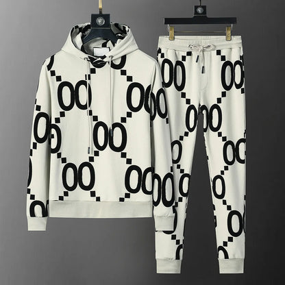 Mens Tracksuits Street Mens Tracksuits New Fashion Brand Men Suit Spring Autumn Mens Twopiece Sportswear Casual Style Suits