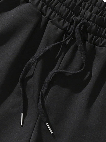 Men'S Graphic Cool Shorts Drawstring Waist Workout Short Streetwear with Pockets