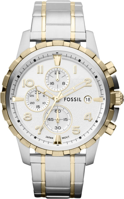Men'S Dean Quartz Stainless Steel Chronograph Watch