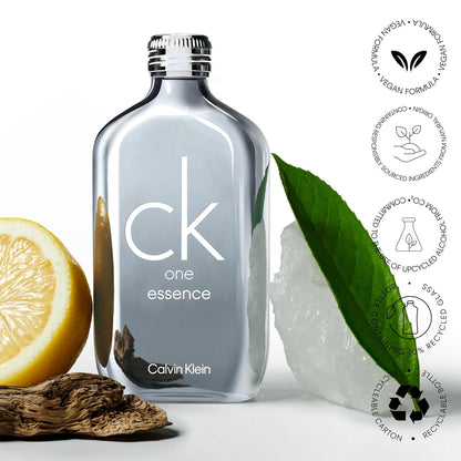 Calvin Klein CK One Essence Parfum Intense – Fresh Unisex Cologne – with Notes of Italian Bergamot, Organic Green Tea & Australian Sandalwood – Long Lasting Fragrance